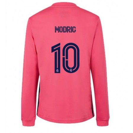 Fotballdrakt Real Madrid Luka Modric 10 Bortetrøye 2020-2021 Langermet